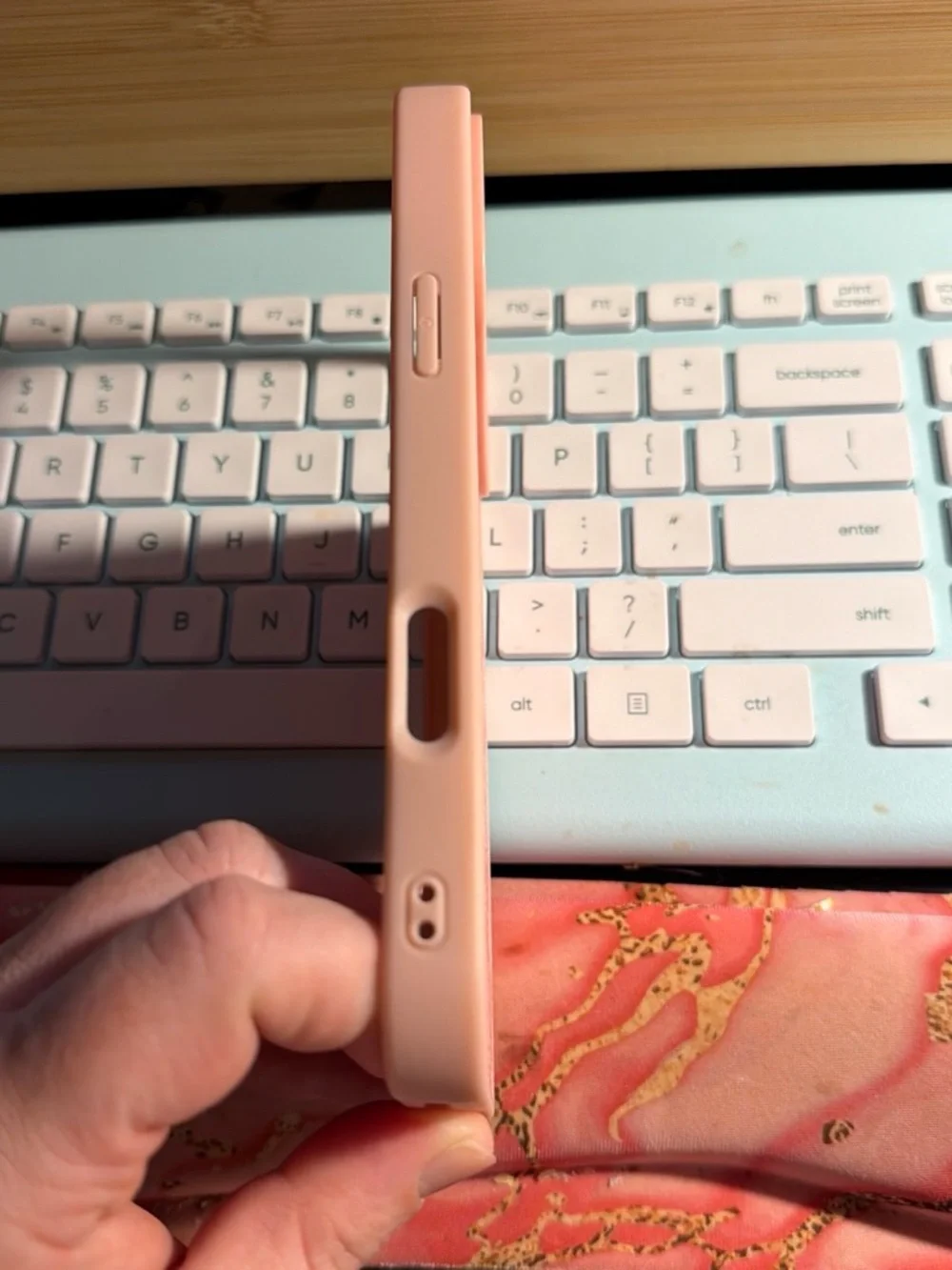 Pink Silicone Phone Case for iPhone 17 Pro Max